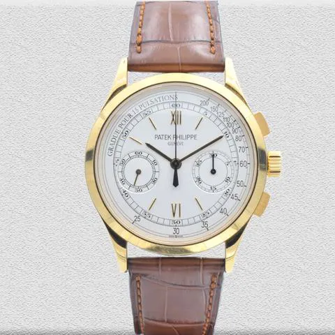 Patek Philippe Chronograph 5170J-001 39mm Yellow gold Silver