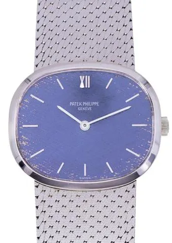 Patek Philippe Ellipse 3545/2 32mm White gold Blue