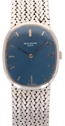 Patek Philippe Golden Ellipse 3548 27mm White gold Blue