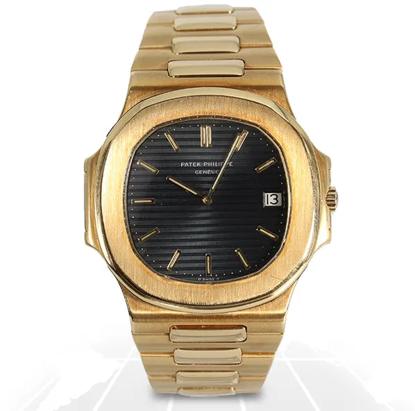 Patek Philippe Nautilus 3700/11J 42mm Yellow gold Blue