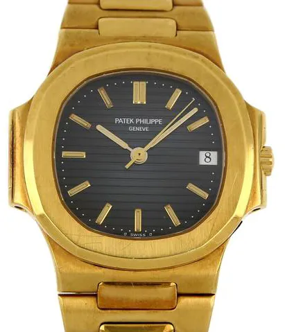 Patek Philippe Nautilus 3800 37mm Yellow gold Blue