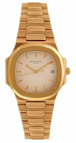 Patek Philippe Nautilus 3900 33mm Yellow gold White