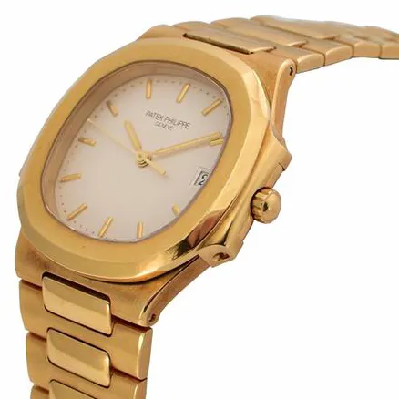 Patek Philippe Nautilus 3900 33mm Yellow gold White 4