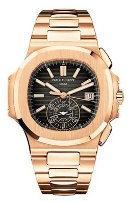 Patek Philippe Nautilus 5980/1R-001 40.5mm Rose gold Black