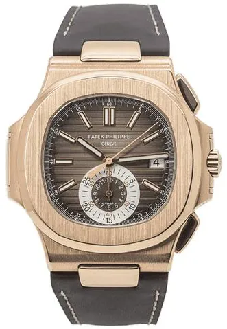 Patek Philippe Nautilus 5980R-001 41mm Rose gold Brown