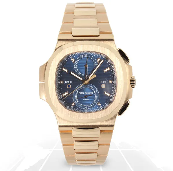 Patek Philippe Nautilus 5990/1R-001 40.5mm Rose gold Blue