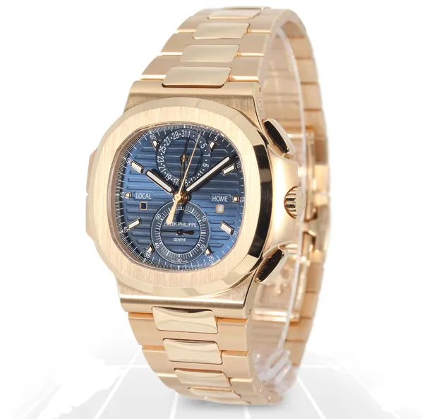 Patek Philippe Nautilus 5990/1R-001 40.5mm Rose gold Blue 2