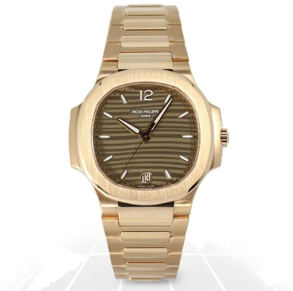 Patek Philippe Nautilus 7118/1R-010 35mm Rose gold Champagne