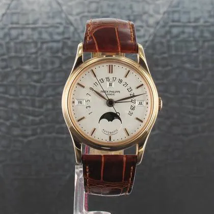 Patek Philippe Perpetual Calendar 5050R 36mm Rose gold Silver