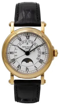 Patek Philippe Perpetual Calendar 5059J-001 36mm Yellow gold White