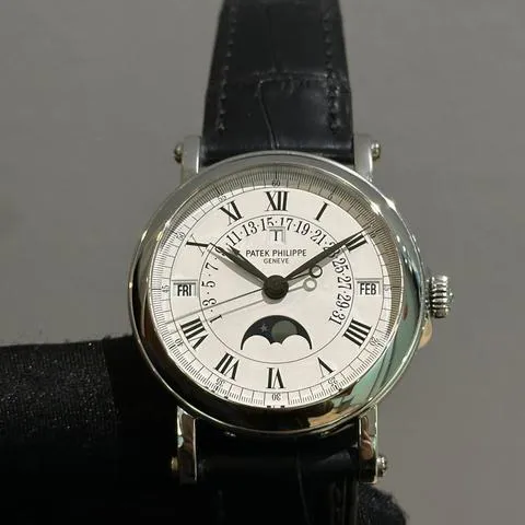 Patek Philippe Perpetual Calendar 5059P-001 36mm Platinum White 11