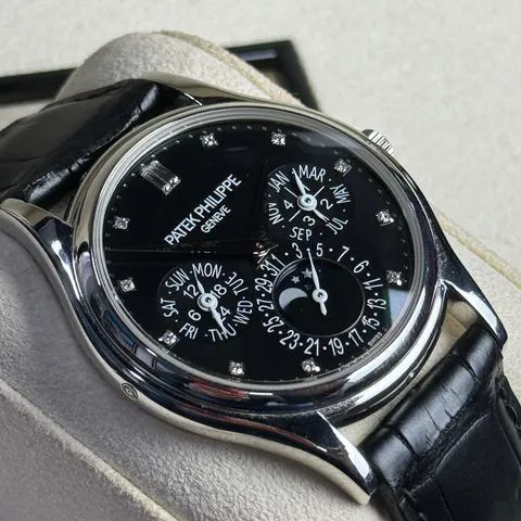 Patek Philippe Perpetual Calendar 5140P-013 37mm Platinum Black 7