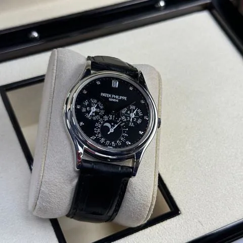 Patek Philippe Perpetual Calendar 5140P-013 37mm Platinum Black 2