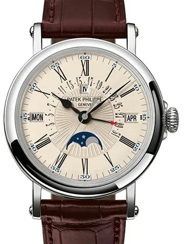 Patek Philippe Perpetual Calendar 5159G-001 38mm White gold Silver