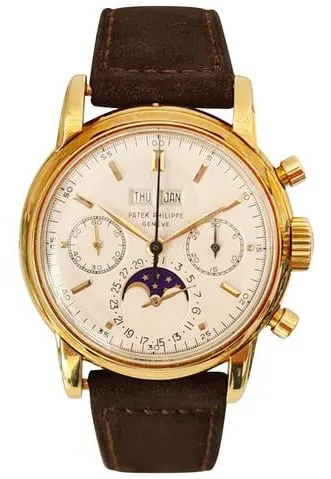 Patek Philippe Perpetual Calendar Chronograph 2499J 37mm Silver