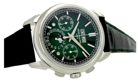 Patek Philippe Perpetual Calendar Chronograph 5270P-014 41mm Platinum Green 4