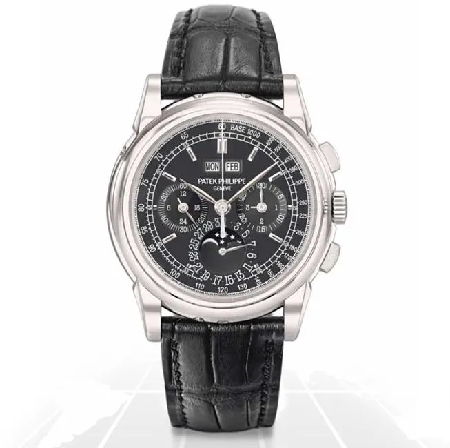 Patek Philippe Perpetual Calendar Chronograph 5970P-001 40mm Platinum Black