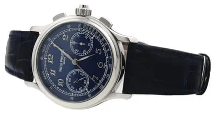 Patek Philippe Split-Seconds Chronograph 5370 41mm Platinum Blue 7