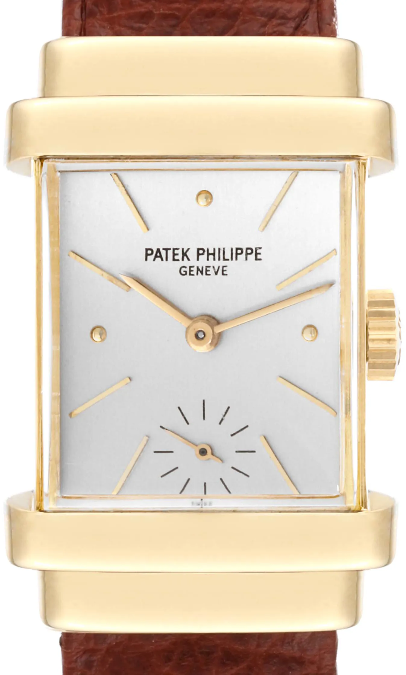 Patek Philippe Top Hat 1450 25mm Yellow gold and 18k yellow gold Silver 1