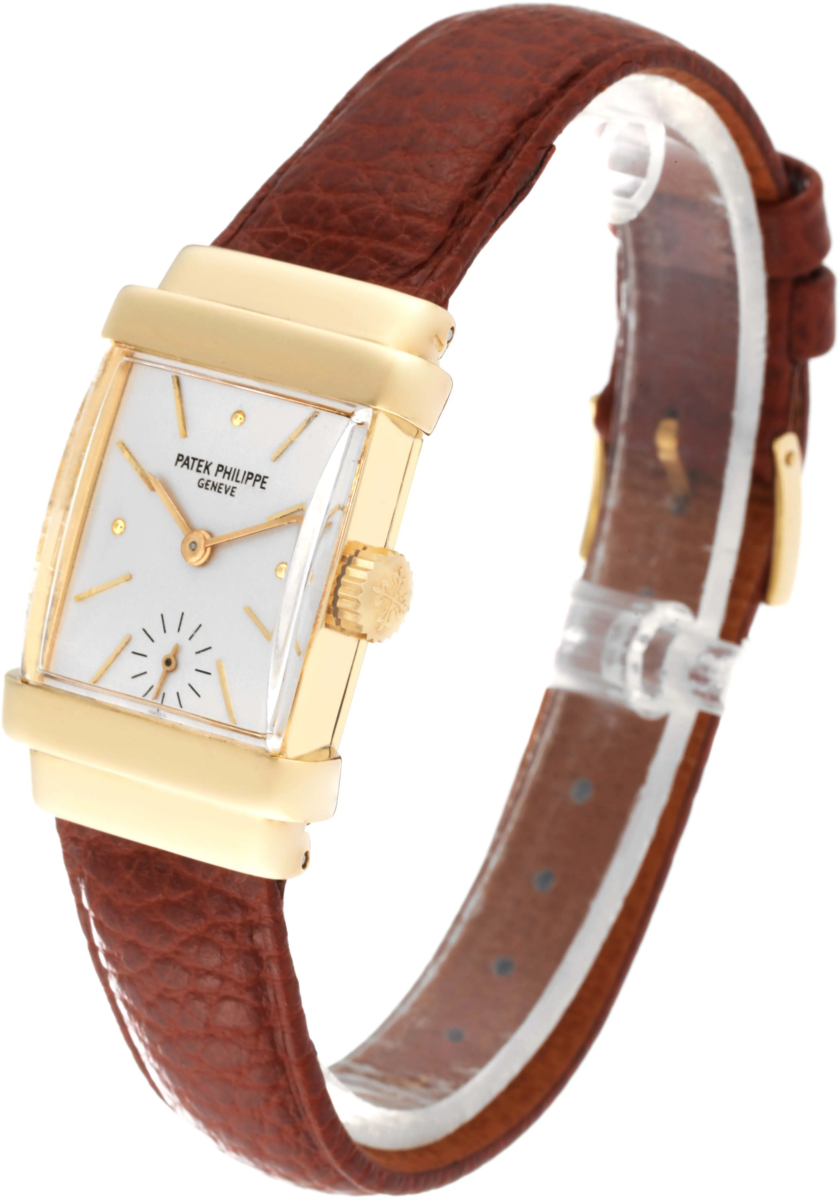 Patek Philippe Top Hat 1450 25mm Yellow gold and 18k yellow gold Silver 4