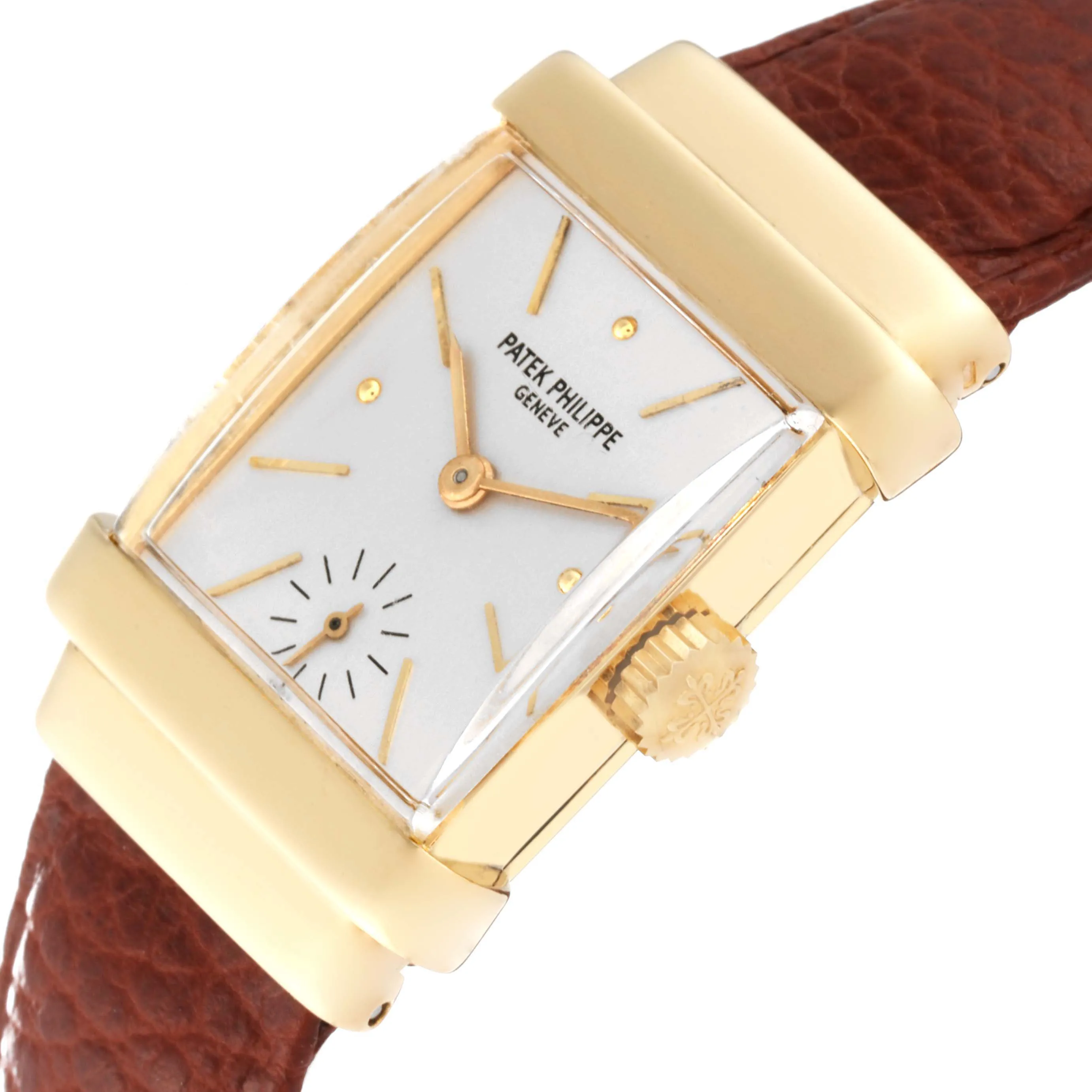 Patek Philippe Top Hat 1450 25mm Yellow gold and 18k yellow gold Silver 5