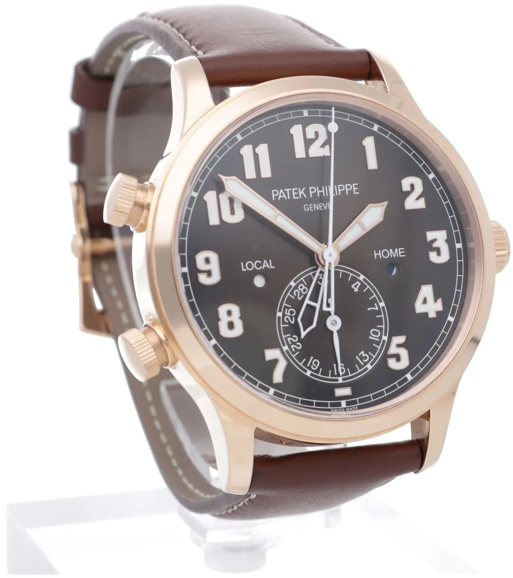 Patek Philippe Travel Time 5524R-002 42mm Rose gold Brown 6