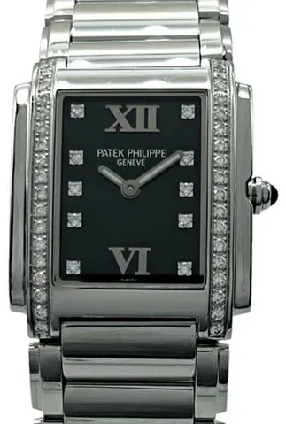 Patek Philippe Twenty~4 4910/10A-001 25mm Stainless steel Black