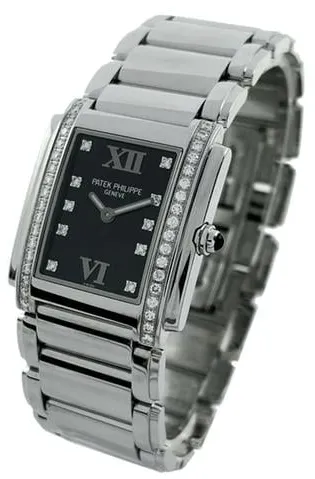 Patek Philippe Twenty~4 4910/10A-001 25mm Stainless steel Black