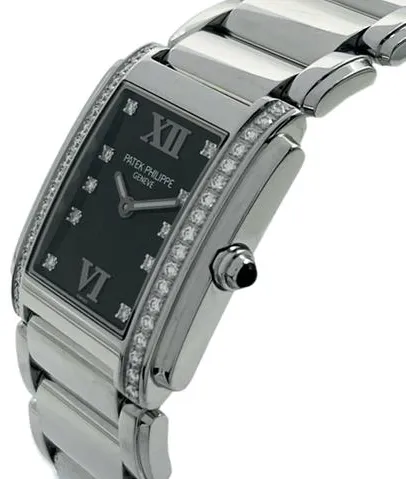 Patek Philippe Twenty~4 4910/10A-001 25mm Stainless steel Black 1