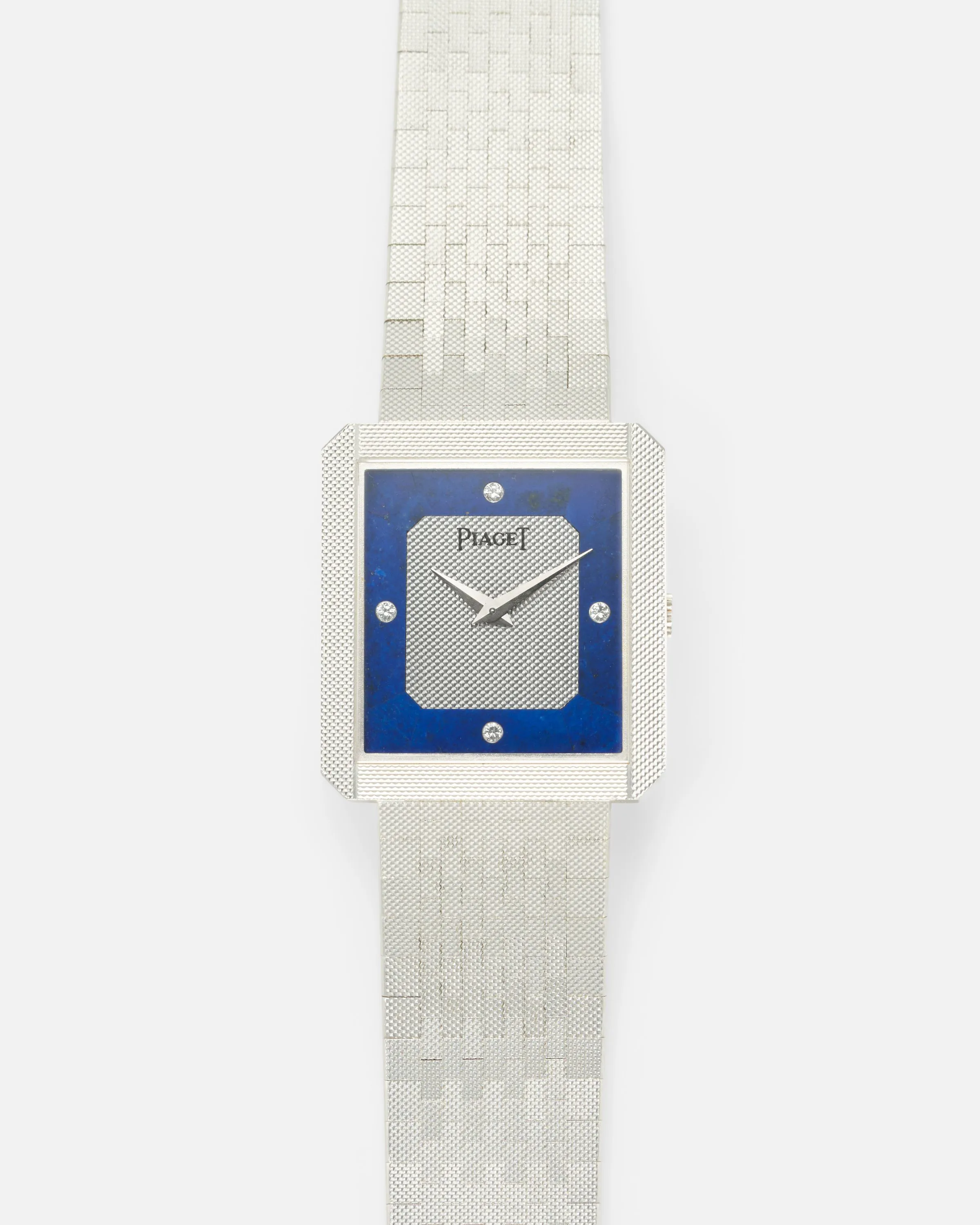 Piaget Protocole 91541CB 24mm White gold Lapis lazuli