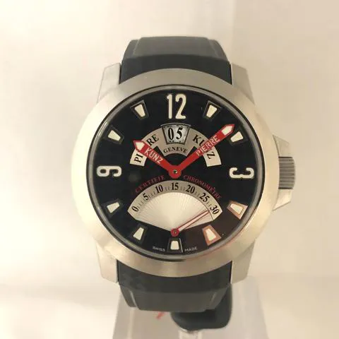 Pierre Kunz K PKG 016GD  ST 44mm Stainless steel Black