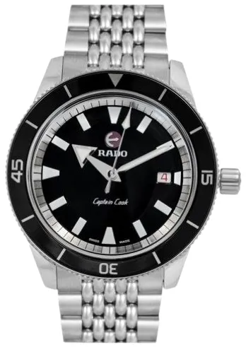 Rado Captain Cook R32505153 42mm Stainless steel Black