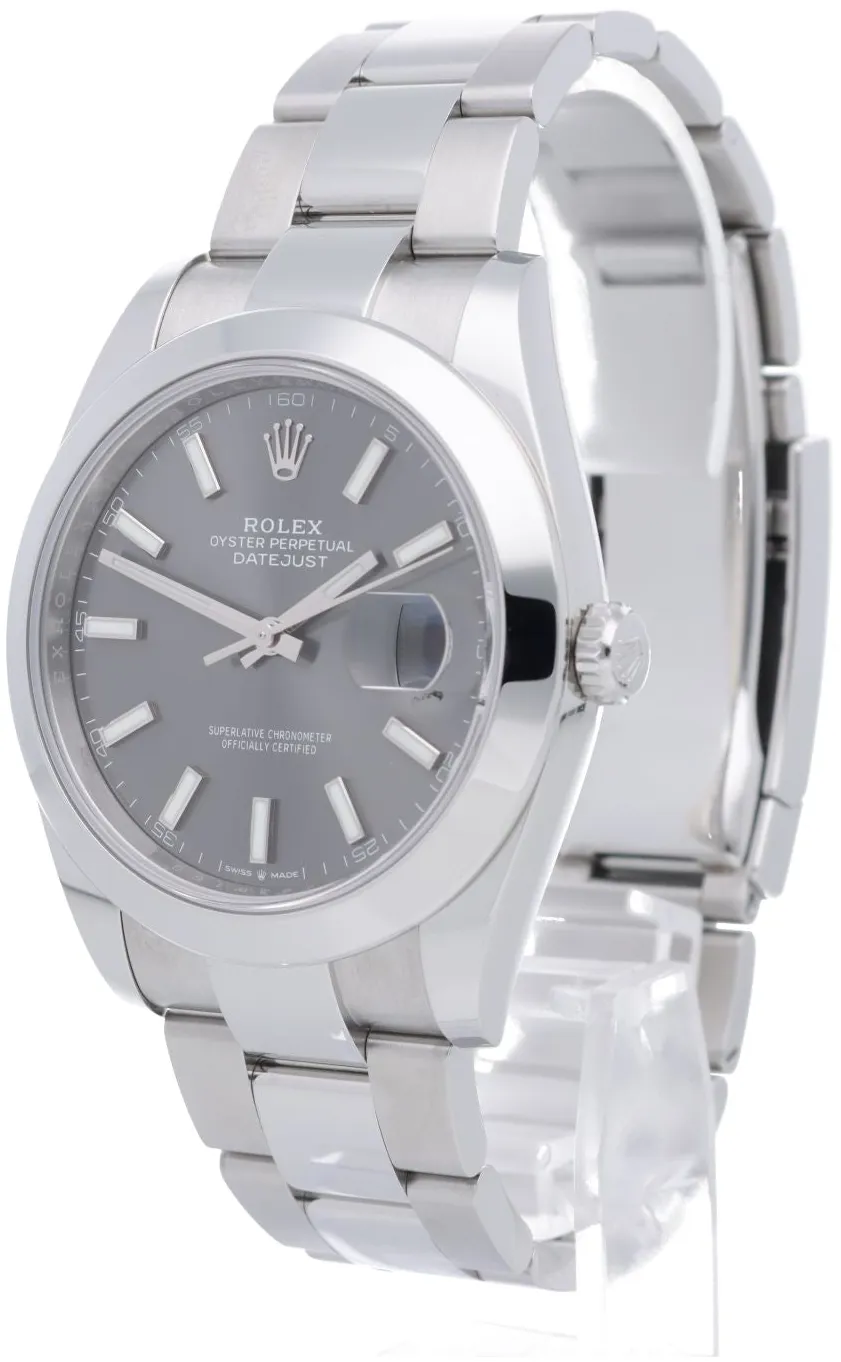 Rolex Datejust 41 126300-0007 41mm Oystersteel Gray 1