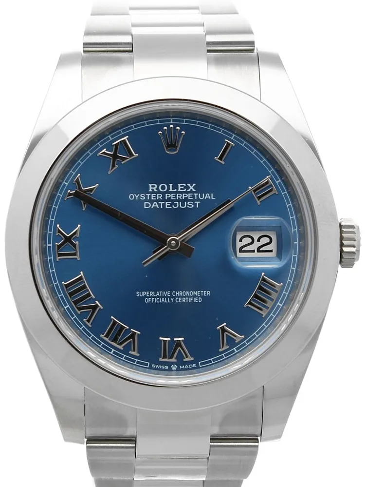 Rolex Datejust 41 126300-0017 41mm Oystersteel Blue