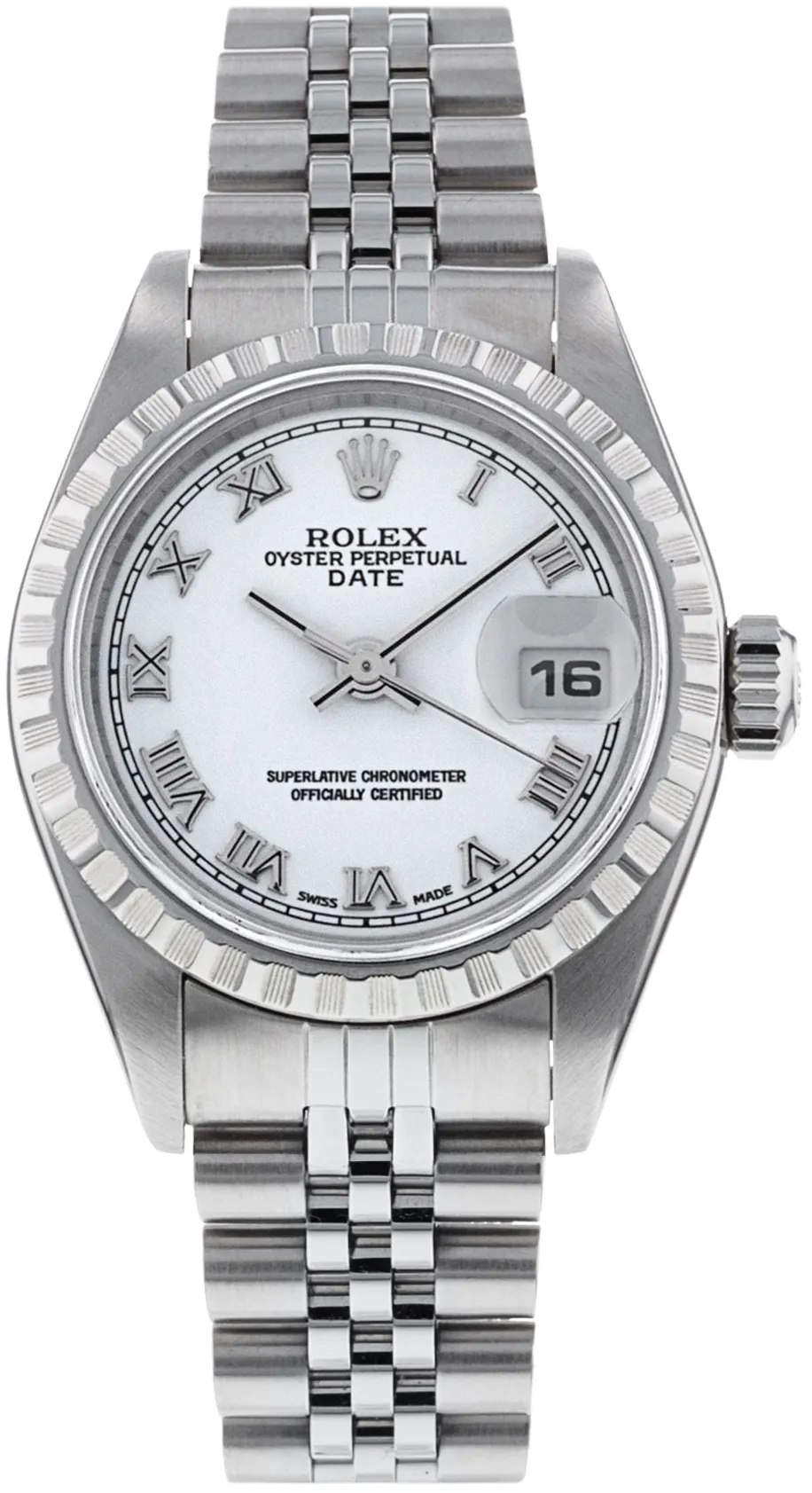 Rolex Datejust 79240 26mm Stainless steel White