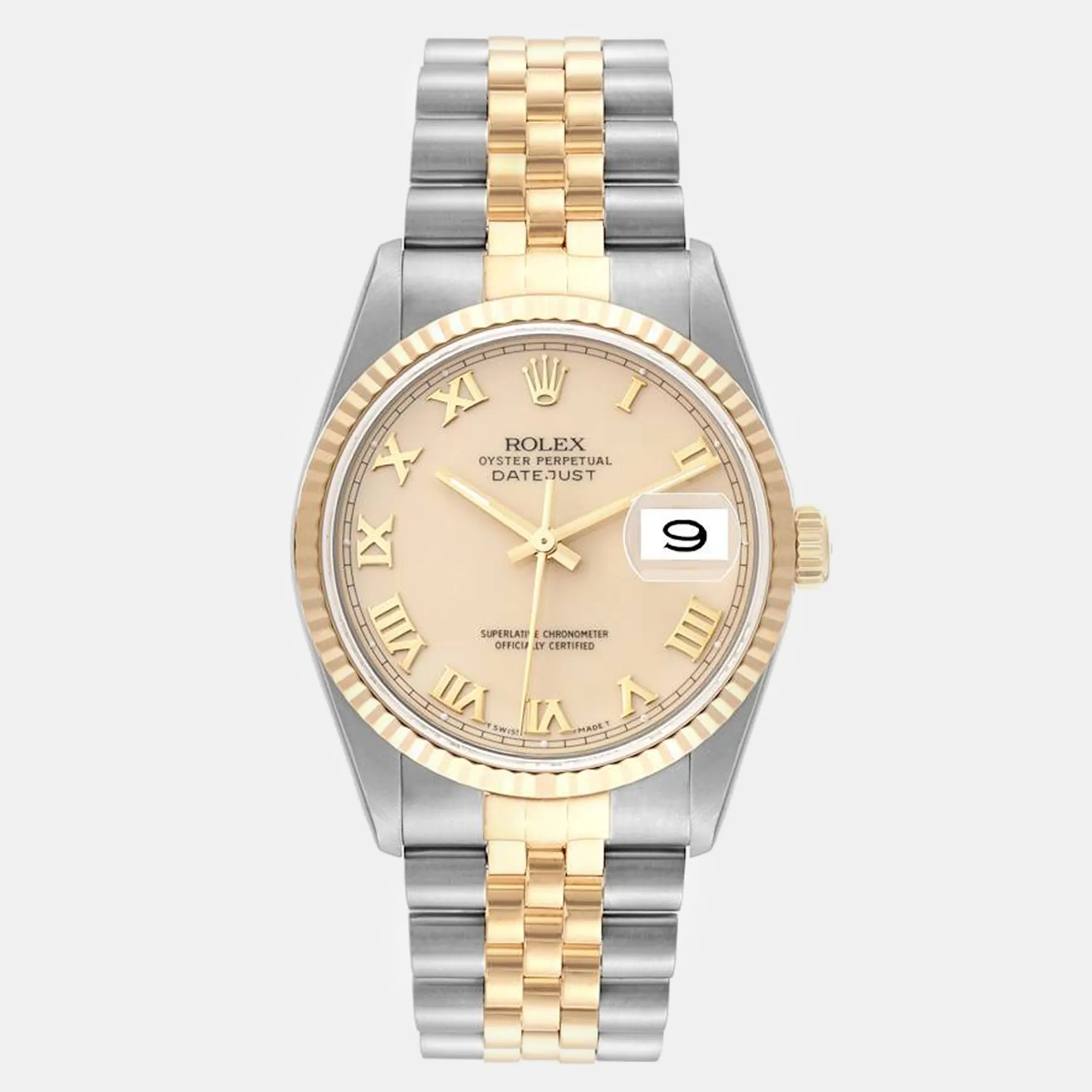 Rolex Datejust 36mm Yellow gold and stainless steel Yellow gold