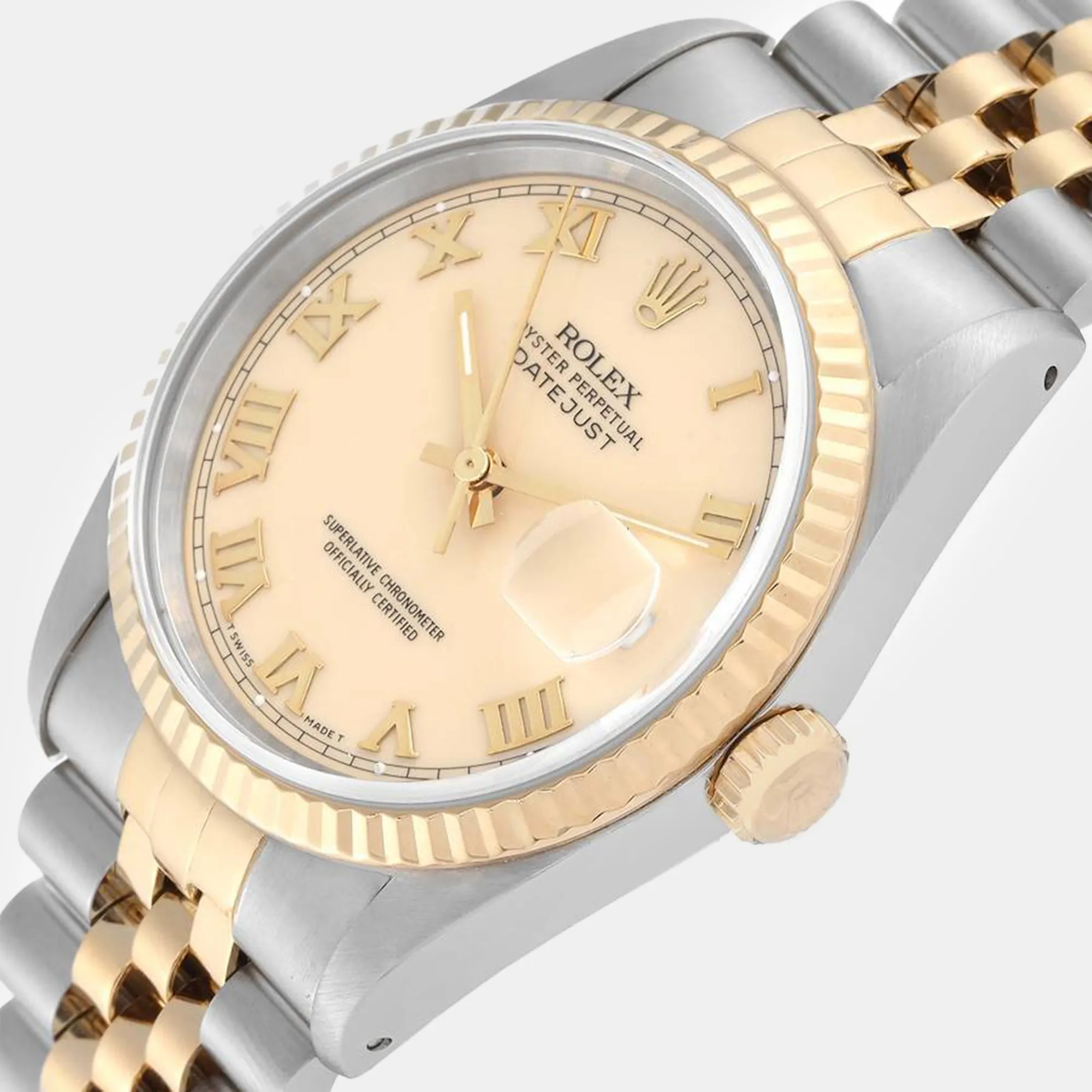 Rolex Datejust 36mm Yellow gold and stainless steel Yellow gold 3