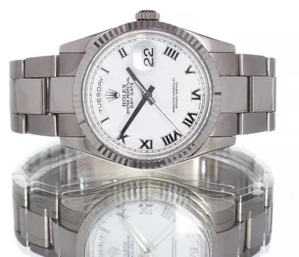 Rolex Day-Date 36 118239 36mm White gold White