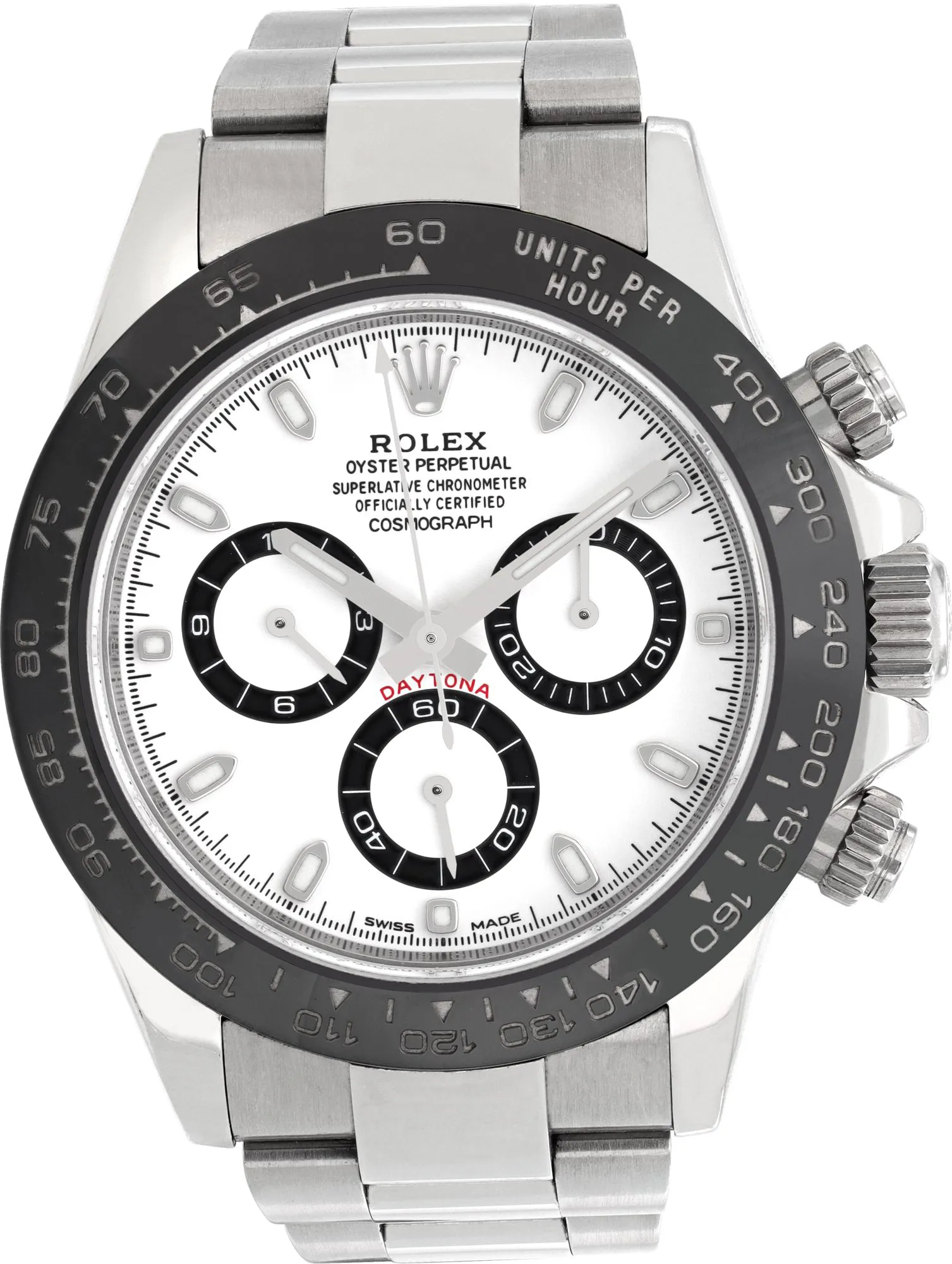 Rolex Daytona 116500LN 40mm Stainless steel White