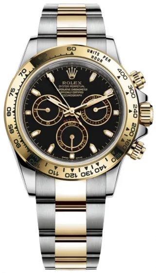 Rolex Daytona 116503-0004 40mm Yellow gold and stainless steel Black