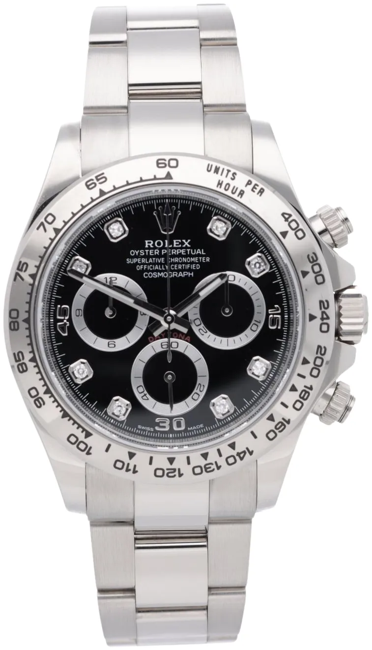 Rolex Daytona 116509-0055 40mm White gold Black 7