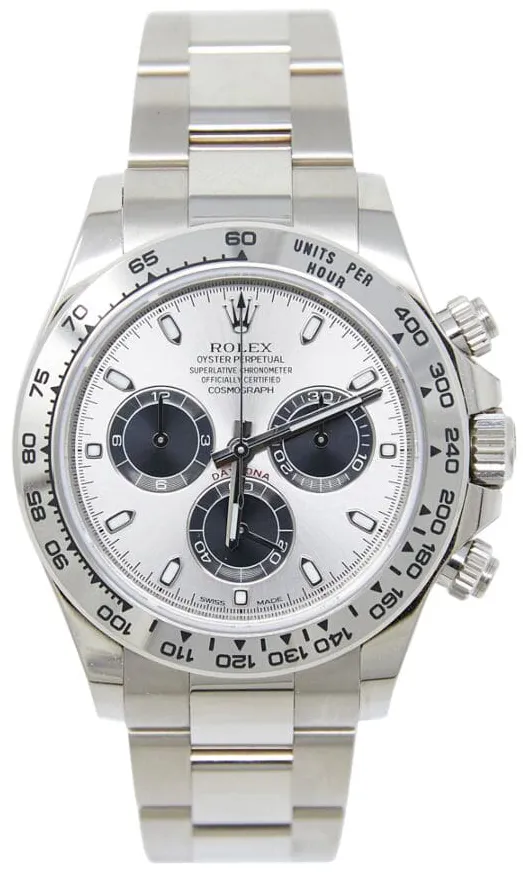 Rolex Daytona 116509-0072 40mm White gold Silver