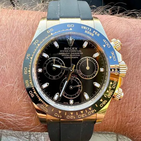 Rolex Daytona 116518LN 40mm Yellow gold Black