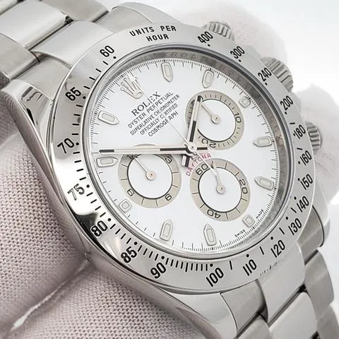 Rolex Daytona 116520 40mm Stainless steel White 2