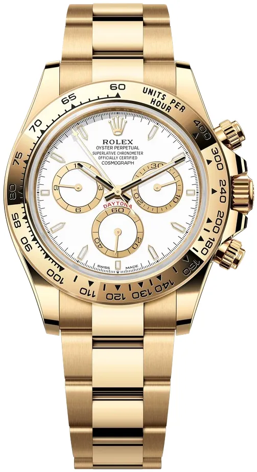 Rolex Daytona 126508-0001 40mm Yellow gold White 1