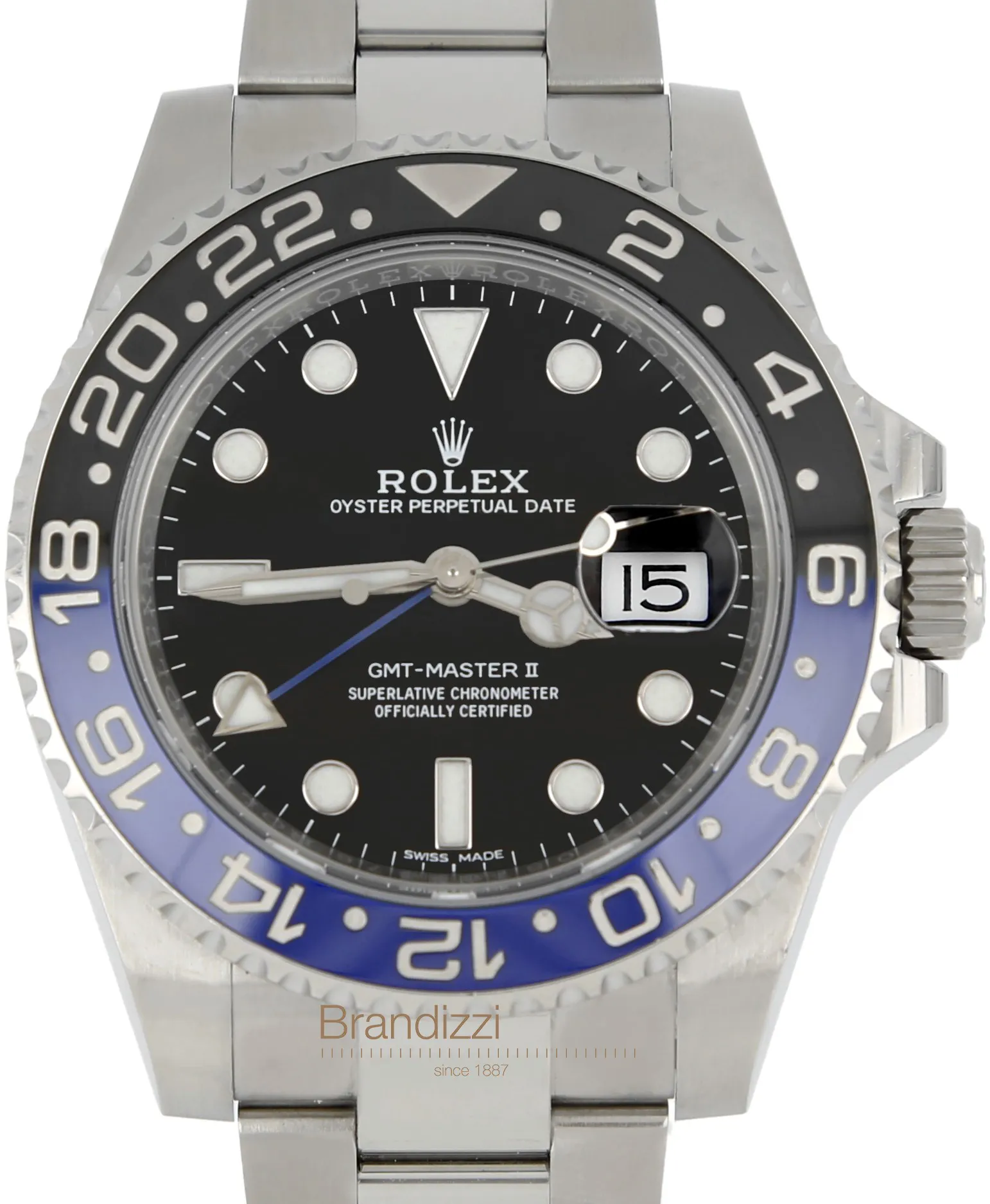 Rolex GMT-Master II 116710BLNR 40mm Stainless steel