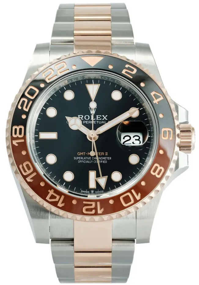 Rolex GMT-Master II 126711CHNR 40mm Rose gold and steel Black 1