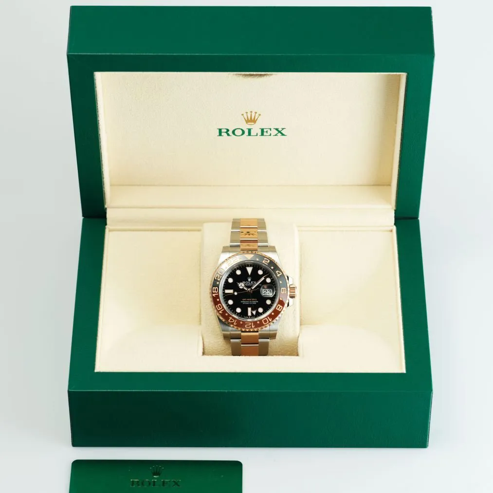 Rolex GMT-Master II 126711CHNR 40mm Rose gold and steel Black 2