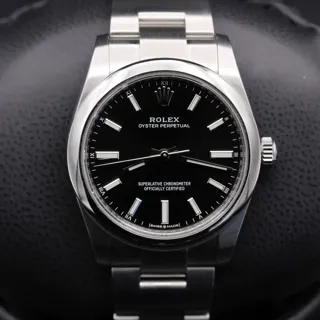 Rolex Oyster Perpetual 124200-0002 Stainless steel Black