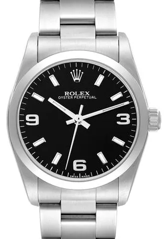 Rolex Oyster Perpetual 31 77080 31mm Stainless steel Black